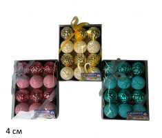 НАБОР ШАРОВ НОВОГОД. 516 купить оптом и в розницу на базе игрушек