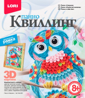 Квиллинг. Панно Совушка Квл-023 купить оптом и в розницу на базе игрушек