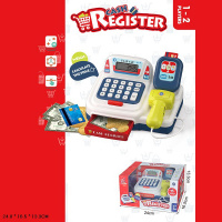 КАССОВЫЙ АППАРАТ НА БАТАР. С Ж/КРИСТ. ЭКРАНОМ С КАЛЬКУЛЯТОРОМ,СКАНЕР, АКСЕССУАРАМИ,КОР.24*16,5*13,3С купить оптом и в розницу на базе игрушек