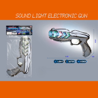 ПИСТОЛЕТ НА БАТАР.,СВЕТ ,ЗВУК,РАЗМЕР 15*4*15СМ,ПАКЕТ купить оптом и в розницу на базе игрушек