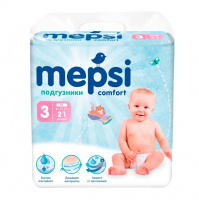 Подгузник детский Mepsi M size (21шт.) премиум купить оптом и в розницу на базе игрушек