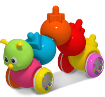 Каталка-сортер Гусеничка-2 купить оптом и в розницу на базе игрушек