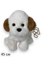 СУМОЧКА БЕЛЫЙ ПЕСИК, 45 СМ купить оптом и в розницу на базе игрушек