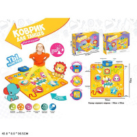 КОВРИК ДЛЯ ТАНЦЕВ СЕНСОРНЫЙ НА БАТ.,РАЗМЕР 90*90СМ,КОР.43,8*8*36,5СМ купить оптом и в розницу на базе игрушек