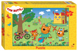 Мозаика puzzle 360 Три кота (АО СТС) купить оптом и в розницу на базе игрушек