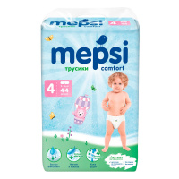 Подгузники-трусики детские Mepsi L size (44шт.) купить оптом и в розницу на базе игрушек