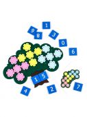 Развивающая игра Дерево с цветочками, 1301007 купить оптом и в розницу на базе игрушек