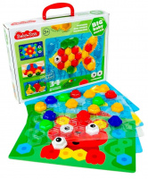 Мозаика для самых маленьких Рыбка d40/4 цв/34 эл Baby Toys арт.03576 купить оптом и в розницу на базе игрушек