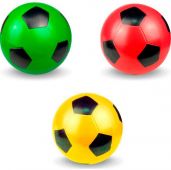 Мяч д. 200мм Футбол (красный,желтый,зеленый) купить оптом и в розницу на базе игрушек