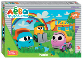 Мозаика puzzle 160 Грузовичок Лёва (ООО Первый проект) купить оптом и в розницу на базе игрушек