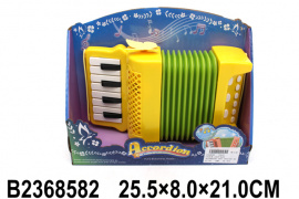 АККОРДЕОН,РАБОТАЕТ НА БАТ.,КОР. 25,5*8*21СМ купить оптом и в розницу на базе игрушек