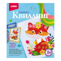 Квл-029 Квиллинг. Панно Лисёнок купить оптом и в розницу на базе игрушек