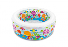 Детский надувной бассейн 152х56см Аквариум с надувным дном, 360л, от 6 лет, уп.3 купить оптом и в розницу на базе игрушек
