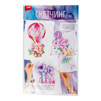 Рн-045 Скетчинг акварелью Цветочные нежности купить оптом и в розницу на базе игрушек