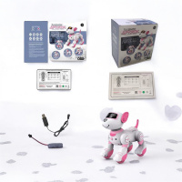 ЩЕНОК ДРУЖОК Р/УПР НА АККУМ,USB,МНОГОФУНКЦИОНАЛЬНЫЙ,КОР 23,5*13,5*24СМ BG1533R купить оптом и в розницу на базе игрушек