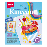Квл-030 Квиллинг. Панно Десерт купить оптом и в розницу на базе игрушек