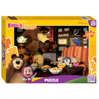 Мозаика puzzle 260 Маша и Медведь (нов.) (Анимаккорд) купить оптом и в розницу на базе игрушек