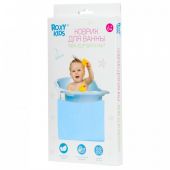Антискользящий резиновый коврик для ванны ROXY-KIDS синий 34х74 см купить оптом и в розницу на базе игрушек