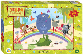 Мозаика puzzle 360 Зебра в клеточку (С/м) купить оптом и в розницу на базе игрушек
