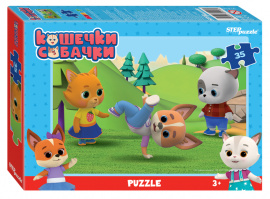 Мозаика puzzle 35 Кошечки и собачки (0+ Медиа) купить оптом и в розницу на базе игрушек
