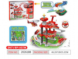 ПАРКОВКА С САМОЛЕТОМ , МАШИНКАМИ,МЕНЯЮТ ЦВЕТ,СВЕТ,ЗВУК ,КОР 46,2*7,8*35,2СМ купить оптом и в розницу на базе игрушек