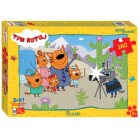 Мозаика puzzle 160 Три кота (new 2) (АО СТС) купить оптом и в розницу на базе игрушек