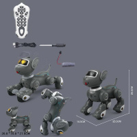 УМНЫЙ ЩЕНОК ИНТЕРАКТИВНЫЙ Р/УПР. НА АККУМУЛЯТ.,USB,ПРОГРАММИР.,РУССК/ЯЗЫК,КОР. 26*16*27,5СМ купить оптом и в розницу на базе игрушек