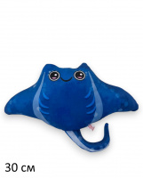 СКАТ ГИАЦИНТ МАЛ.30 СМ (ВЕЛЮР, ПЕЧАТЬ) купить оптом и в розницу на базе игрушек