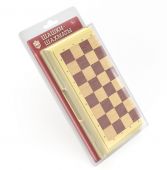 Игра настольная Шашки-Шахматы (мал, беж) блистер купить оптом и в розницу на базе игрушек