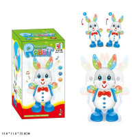 ЗАЯЦ ТАНЦОР, СВЕТ, МУЗЫКА, КОРОБКА 13*11*23СМ купить оптом и в розницу на базе игрушек
