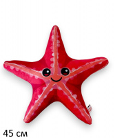 МОРСКАЯ ЗВЕЗДА УЛЫБКА БОЛ. 45 СМ (ВЕЛЮР, ПЕЧАТЬ) купить оптом и в розницу МОРСКАЯ ЗВЕЗДА УЛЫБКА БОЛ. 45 СМ (ВЕЛЮР, ПЕЧАТЬ) купить оптом и в розницу на базе игрушек