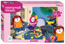 Мозаика puzzle maxi 24 Попугай Кеша (С/м) купить оптом и в розницу на базе игрушек