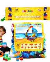 Игрушка-конструктор детский, набор Весёлый Парус, 100 деталей, 1/9 купить оптом и в розницу на базе игрушек