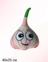 ЧЕСНОК ВЯЧЕСЛАВ СРЕДН. 40*35СМ (ВЕЛЬБОА-СТРЕЙЧ) купить оптом и в розницу на базе игрушек