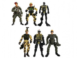 ФИГУРКА ВОЕННОГО, 6 ВИДОВ В АССОРТИМЕНТЕ,КОРОБКА ПВХ купить оптом и в розницу на базе игрушек