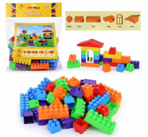Игрушка-конструктор детский, набор Друзья, 60 деталей, 1/12 купить оптом и в розницу на базе игрушек