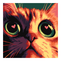 Ркн-143 Картина по номерам для малышей на картоне 20х20 Кото-любовь купить оптом и в розницу Ркн-143 Картина по номерам для малышей на картоне 20х20 Кото-любовь купить оптом и в розницу на базе игрушек