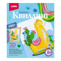 Квл-031 Квиллинг. Панно Лама купить оптом и в розницу на базе игрушек