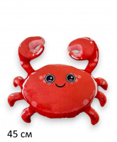 КРАБ АЛЕША БОЛ.45 СМ (ВЕЛЮР, ПЕЧАТЬ) купить оптом и в розницу на базе игрушек