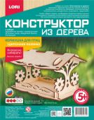 Конструктор из дерева.Кормушка для птиц Цветочная полянка Фн-018 купить оптом и в розницу на базе игрушек