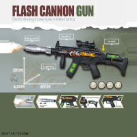 АВТОМАТ НА БАТАР.,СВЕТ,ЗВУК,ДЫМ/НАЛЕЙТЕ ВОДУ/,БИЕНИЕ СТВОЛА,ПАКЕТ 60*4,5*23СМ купить оптом и в розницу на базе игрушек