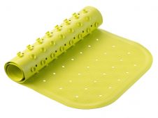 Антискользящий резиновый коврик для ванны ROXY-KIDS 34,5х76 см салатовый (с отверстиями) купить оптом и в розницу на базе игрушек