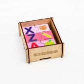 Пазл - набор Алфавит Английский-1 (деревянная коробка), 111102 купить оптом и в розницу на базе игрушек
