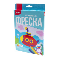 Пз/ф-021 Фреска. Картина из песка Подводная лодка купить оптом и в розницу на базе игрушек