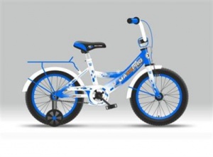 Велосипед 14 maxxpro (бело/синий) 2-х кол.вел. в р z14203 с доставкой