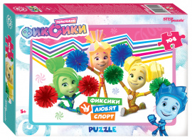 Мозаика puzzle 104 Фиксики (Аэроплан) купить оптом и в розницу на базе игрушек