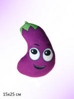 БАКЛАЖАН ЖАН МАЛ. 30*15СМ (ВЕЛЬБОА-СТРЕЙЧ) купить оптом и в розницу на базе игрушек