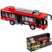 Троллейбус на батарейках Young Racer MK121 в кор. купить оптом и в розницу на базе игрушек