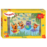 Мозаика puzzle maxi 24 Три кота (new 2) (АО СТС) купить оптом и в розницу на базе игрушек