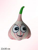 ЧЕСНОК ВЯЧЕСЛАВ МАЛ. 30*22СМ (ВЕЛЬБОА-СТРЕЙЧ) купить оптом и в розницу на базе игрушек